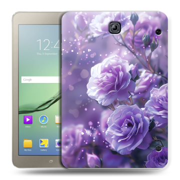 Силиконовый чехол на Samsung Galaxy Tab S2 8.0 с принтом Розы цветы