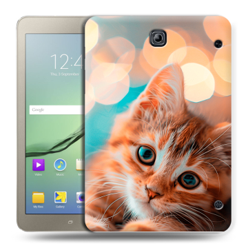 Силиконовый чехол на Samsung Galaxy Tab S2 8.0 с принтом котик