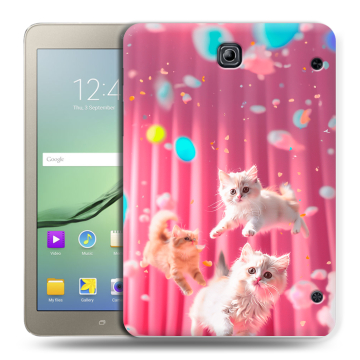 Силиконовый чехол на Samsung Galaxy Tab S2 8.0 с принтом милые котики