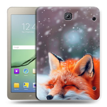 Силиконовый чехол на Samsung Galaxy Tab S2 8.0 с принтом лиса