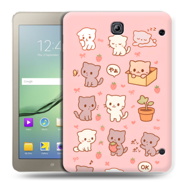 Силиконовый чехол на Samsung Galaxy Tab S2 8.0 с принтом Hello Kitty Хелоу Кити
