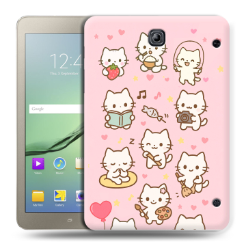 Силиконовый чехол на Samsung Galaxy Tab S2 8.0 с принтом Hello Kitty Хелоу Кити