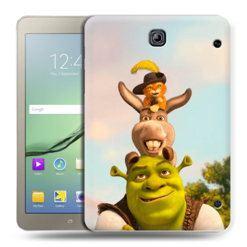Силиконовый чехол на Samsung Galaxy Tab S2 8.0 с принтом Шрек Shrek