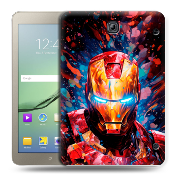 Силиконовый чехол на Samsung Galaxy Tab S2 8.0 с принтом Железный человек Ironman