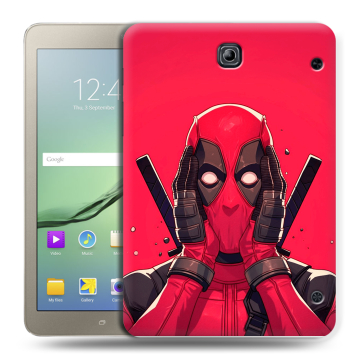 Силиконовый чехол на Samsung Galaxy Tab S2 8.0 с принтом Дедпул Deadpool