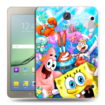 Силиконовый чехол на Samsung Galaxy Tab S2 8.0 с принтом спанчбоб спанч боб Силиконовый чехол на Samsung Galaxy Tab S2 8.0 с принтом спанчбоб спанч боб