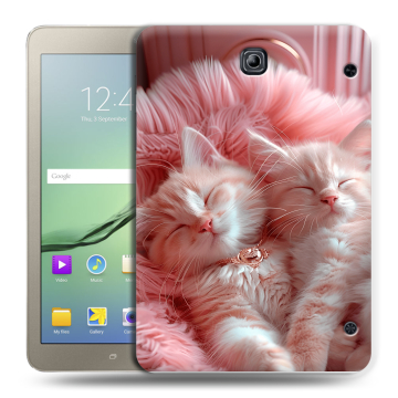 Силиконовый чехол на Samsung Galaxy Tab S2 8.0 с принтом котята котики