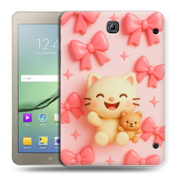 Силиконовый чехол на Samsung Galaxy Tab S2 8.0 с принтом для девочек