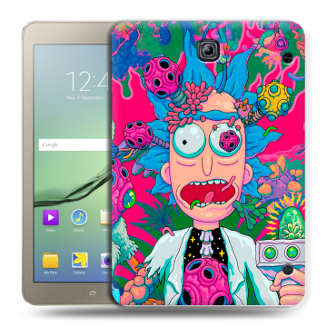 Силиконовый чехол на Samsung Galaxy Tab S2 8.0 с принтом Рик и Морти Rick Morty