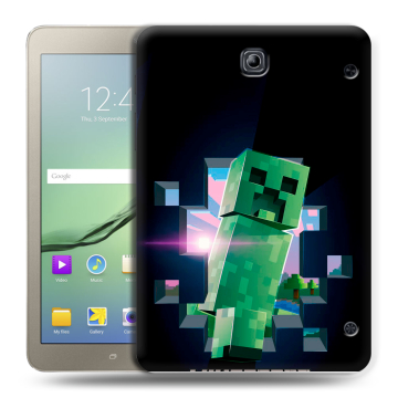 Силиконовый чехол на Samsung Galaxy Tab S2 8.0 с принтом Майнкрафт Minecraft