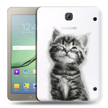 Силиконовый чехол на Samsung Galaxy Tab S2 8.0 с принтом Котенок