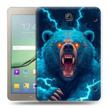 Силиконовый чехол на Samsung Galaxy Tab S2 8.0 с принтом Медведь