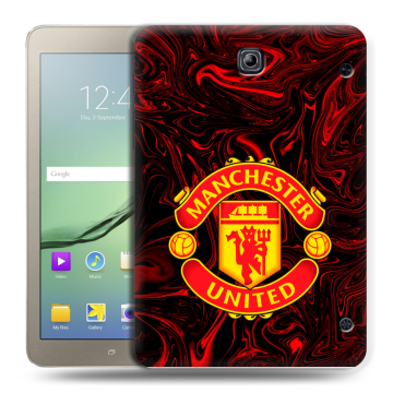 Силиконовый чехол на Samsung Galaxy Tab S2 8.0 с принтом Manchester United