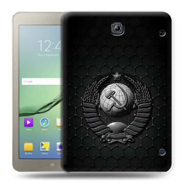 Силиконовый чехол на Samsung Galaxy Tab S2 8.0 с принтом Герб Флаг СССР Силиконовый чехол на Samsung Galaxy Tab S2 8.0 с принтом Герб Флаг СССР