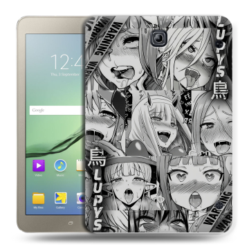 Силиконовый чехол на Samsung Galaxy Tab S2 8.0 с принтом Ahegao Ахегао Аниме