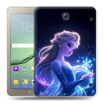 Силиконовый чехол на Samsung Galaxy Tab S2 8.0 с принтом Холодное сердце Frozen