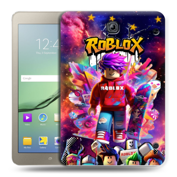 Силиконовый чехол на Samsung Galaxy Tab S2 8.0 с принтом Roblox Роблокс