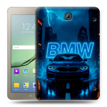 Силиконовый чехол на Samsung Galaxy Tab S2 8.0 с принтом BMW БМВ Силиконовый чехол на Samsung Galaxy Tab S2 8.0 с принтом BMW БМВ