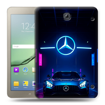 Силиконовый чехол на Samsung Galaxy Tab S2 8.0 с принтом Mercedes Мерседес Силиконовый чехол на Samsung Galaxy Tab S2 8.0 с принтом Mercedes Мерседес