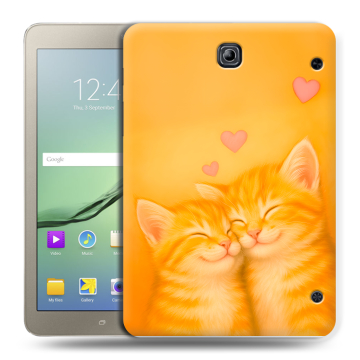 Силиконовый чехол на Samsung Galaxy Tab S2 8.0 с принтом Милые котята