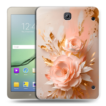 Силиконовый чехол на Samsung Galaxy Tab S2 8.0 с принтом женский