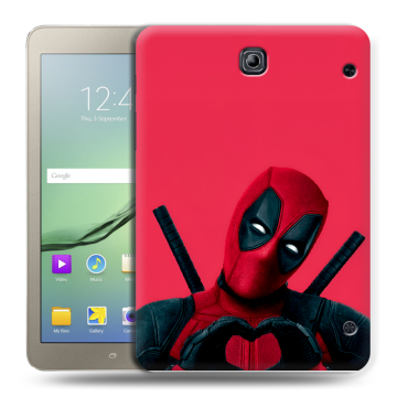 Силиконовый чехол на Samsung Galaxy Tab S2 8.0 с принтом Дедпул Deadpool