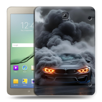 Силиконовый чехол на Samsung Galaxy Tab S2 8.0 с принтом BMW БМВ