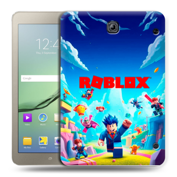 Силиконовый чехол на Samsung Galaxy Tab S2 8.0 с принтом Roblox Роблокс