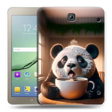 Силиконовый чехол на Samsung Galaxy Tab S2 8.0 с принтом смешная панда