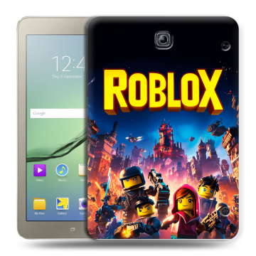 Силиконовый чехол на Samsung Galaxy Tab S2 8.0 с принтом Roblox Роблокс