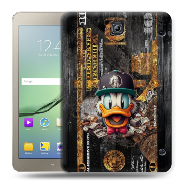 Силиконовый чехол на Samsung Galaxy Tab S2 8.0 с принтом Дональд Дак Доллар Силиконовый чехол на Samsung Galaxy Tab S2 8.0 с принтом Дональд Дак Доллар