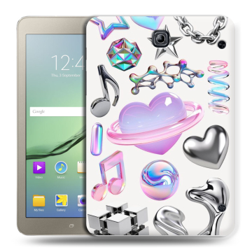 Силиконовый чехол на Samsung Galaxy Tab S2 8.0 с принтом Y2K
