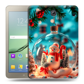 Силиконовый чехол на Samsung Galaxy Tab S2 8.0 с принтом Новый год