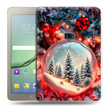 Силиконовый чехол на Samsung Galaxy Tab S2 8.0 с принтом Новый год