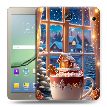 Силиконовый чехол на Samsung Galaxy Tab S2 8.0 с принтом Новый год