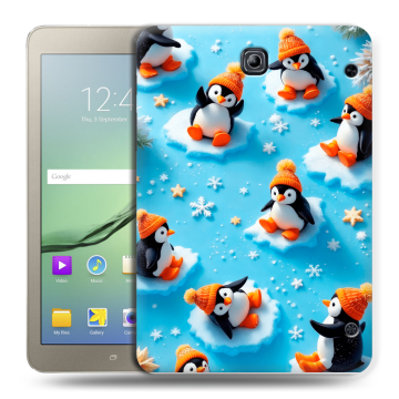 Силиконовый чехол на Samsung Galaxy Tab S2 8.0 с принтом Новый год