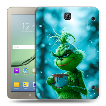 Силиконовый чехол на Samsung Galaxy Tab S2 8.0 с принтом Новый год гринч