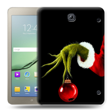 Силиконовый чехол на Samsung Galaxy Tab S2 8.0 с принтом Новый год Гринч