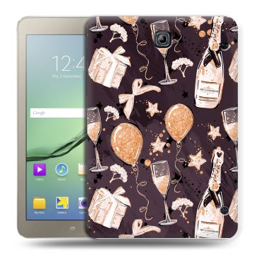 Силиконовый чехол на Samsung Galaxy Tab S2 8.0 с принтом Новый год