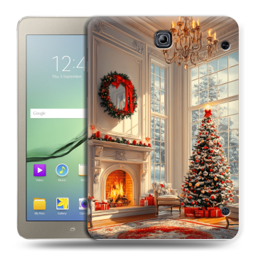 Силиконовый чехол на Samsung Galaxy Tab S2 8.0 с принтом Новый год