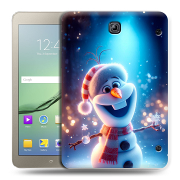 Силиконовый чехол на Samsung Galaxy Tab S2 8.0 с принтом Новый год
