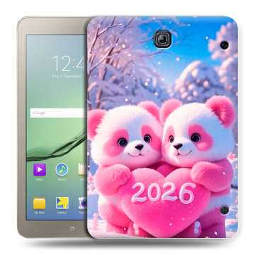 Силиконовый чехол на Samsung Galaxy Tab S2 8.0 с принтом Новый год