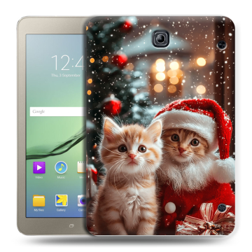 Силиконовый чехол на Samsung Galaxy Tab S2 8.0 с принтом Новый год