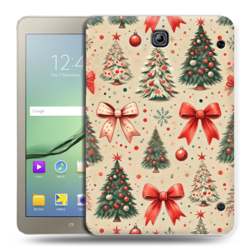 Силиконовый чехол на Samsung Galaxy Tab S2 8.0 с принтом Новый год