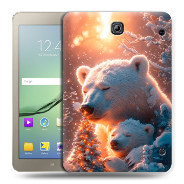 Силиконовый чехол на Samsung Galaxy Tab S2 8.0 с принтом Новый год Силиконовый чехол на Samsung Galaxy Tab S2 8.0 с принтом Новый год