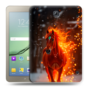 Силиконовый чехол на Samsung Galaxy Tab S2 8.0 с принтом Новый год