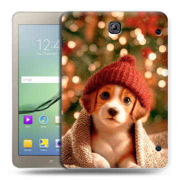Силиконовый чехол на Samsung Galaxy Tab S2 8.0 с принтом Новый год