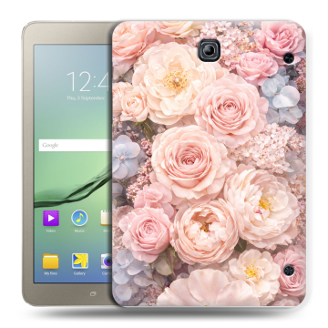 Силиконовый чехол на Samsung Galaxy Tab S2 8.0 с принтом женский