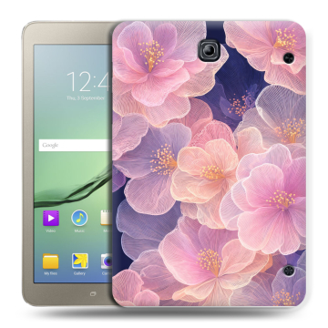 Силиконовый чехол на Samsung Galaxy Tab S2 8.0 с принтом женский