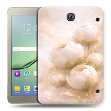 Силиконовый чехол на Samsung Galaxy Tab S2 8.0 с принтом женский